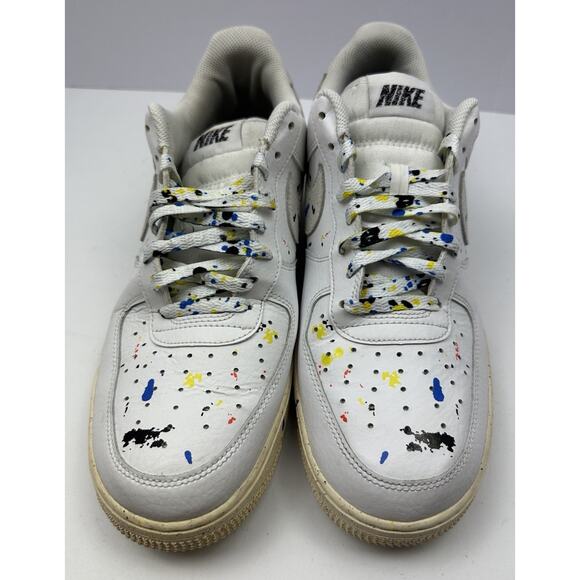 Nike Air Force 1 '07 LV8 Paint Splatter Size 11 NO BOX - Picture 3 of 9